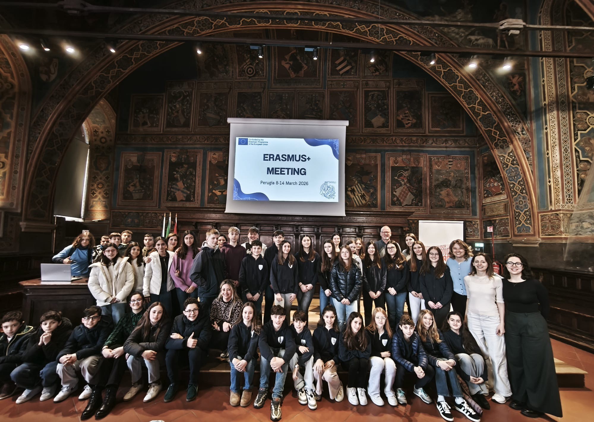 Gruppenfoto Spanien Italien Deutschland